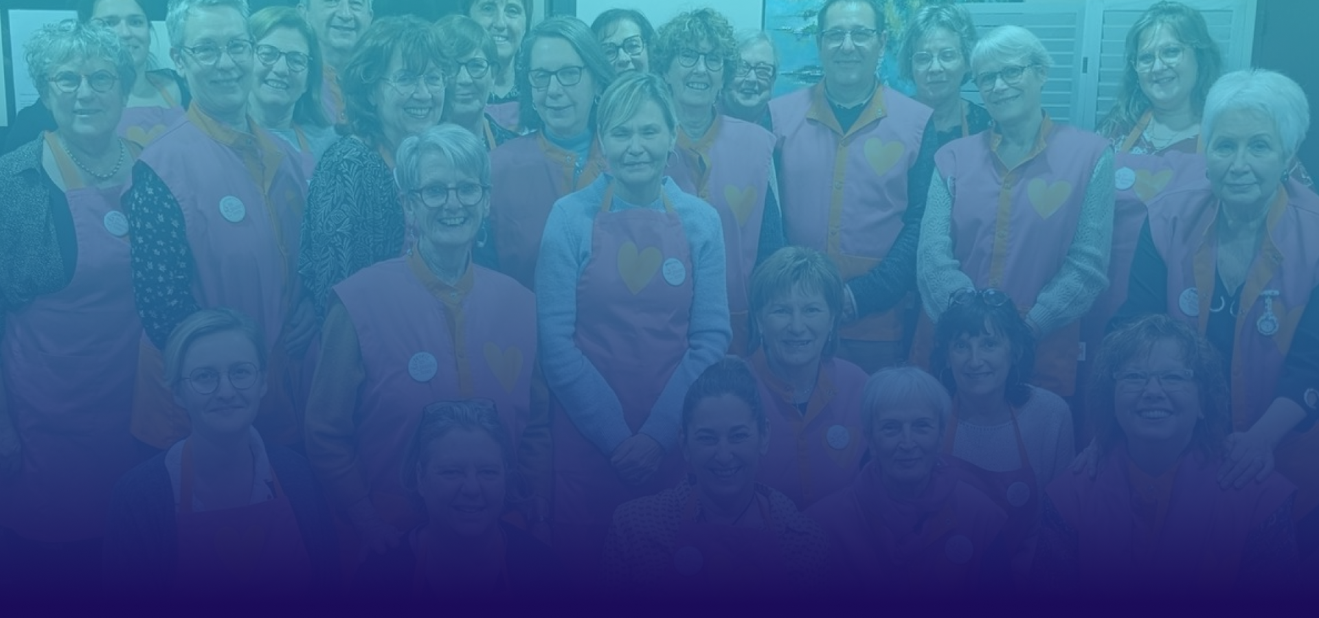Equipe de l'association Les Blouses Roses